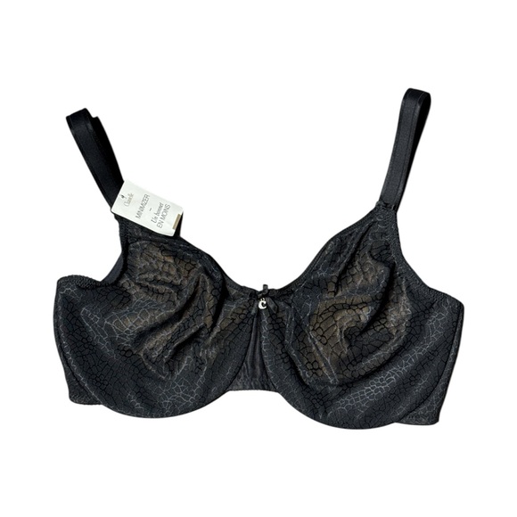 CHANTELLE C MAGNIFIQUE SEAMLESS LINED MINIMIZER BLACK BRA 38DDD **NWT** - Picture 2 of 13